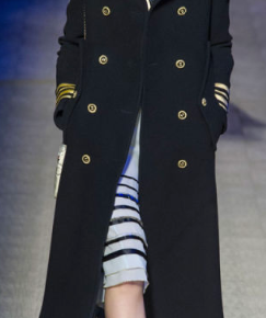 What Are You Wearing: Navy Overcoats